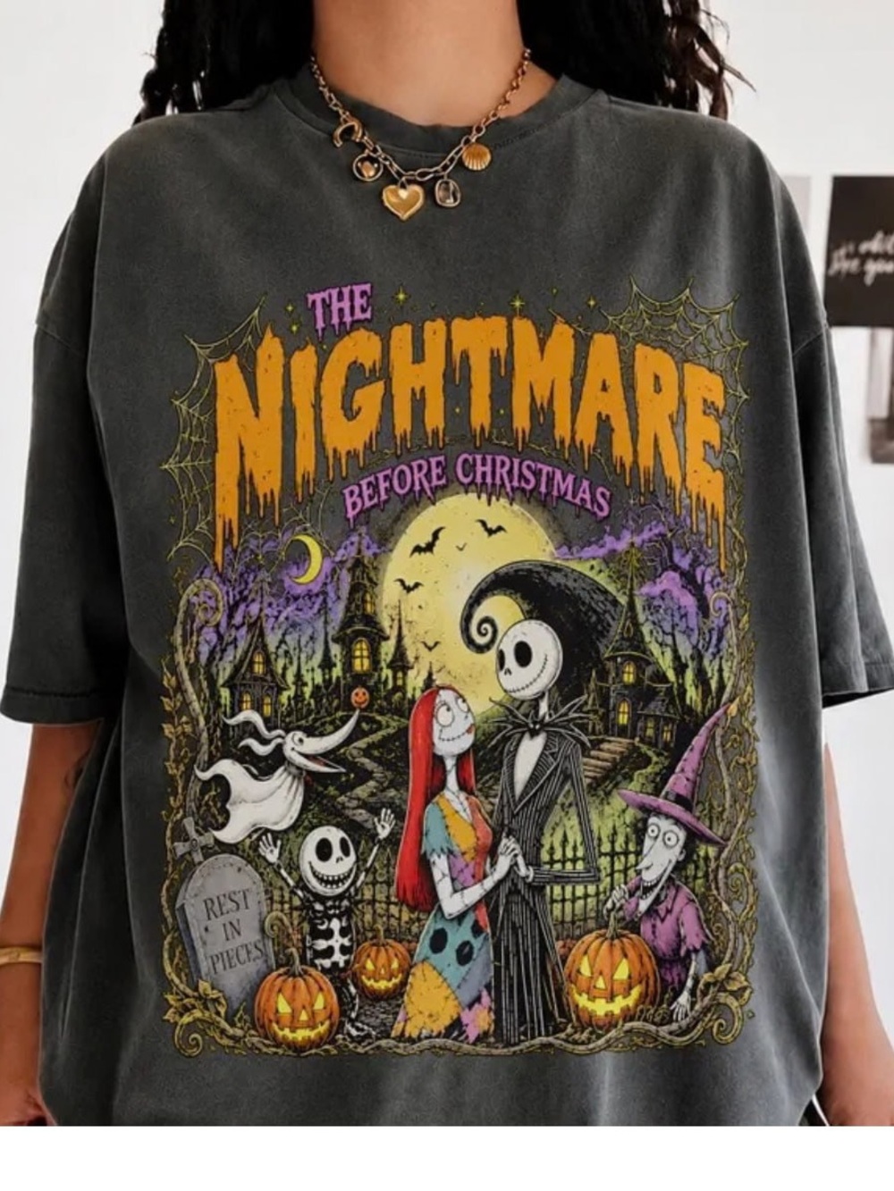 The Nightmare Before Christmas Graphic Tee - Comfort Pepper